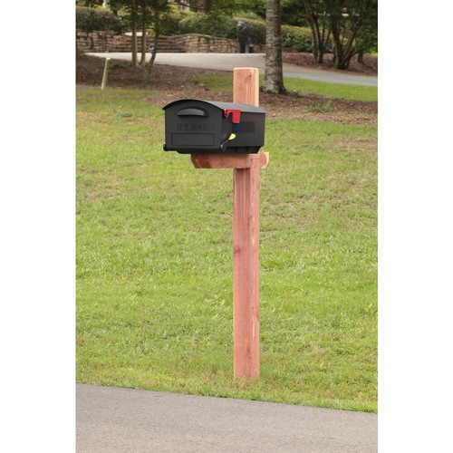 NEW Large Gibraltar Roughneck Post-Mount Wide Parcel Flag Black Mailbox Mail Box - Picture 7 of 8