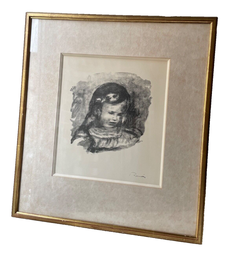 Pierre Auguste RENOIR Lithograph Claude Renoir The Head Lowered - Picture 3 of 16