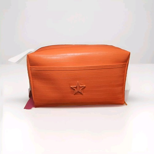 Jeffree Star NEW Orange Mystery Makeup Cosmetic Bag Summer 2024 Bag Only - Picture 6 of 18