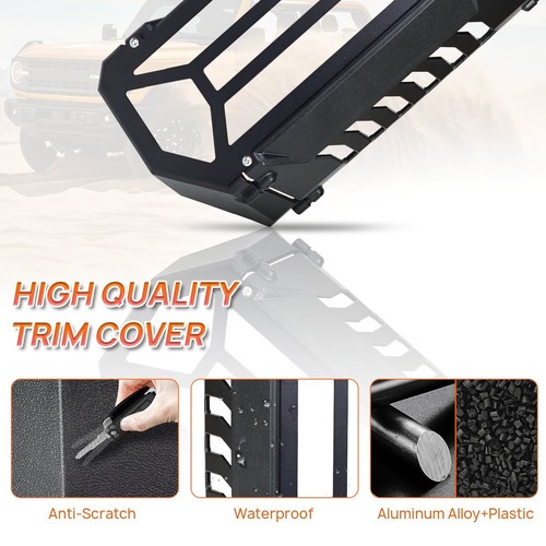 Rear Tail Light Lamp Guard Trim Cover For Ford For Bronco 2/4 Door 2021-2023 CL - Picture 12 of 12