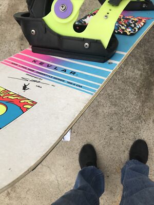 Vintage 1988 SIMS 1/2 Pipe Freestyle 162.5 CM. Snowboard With