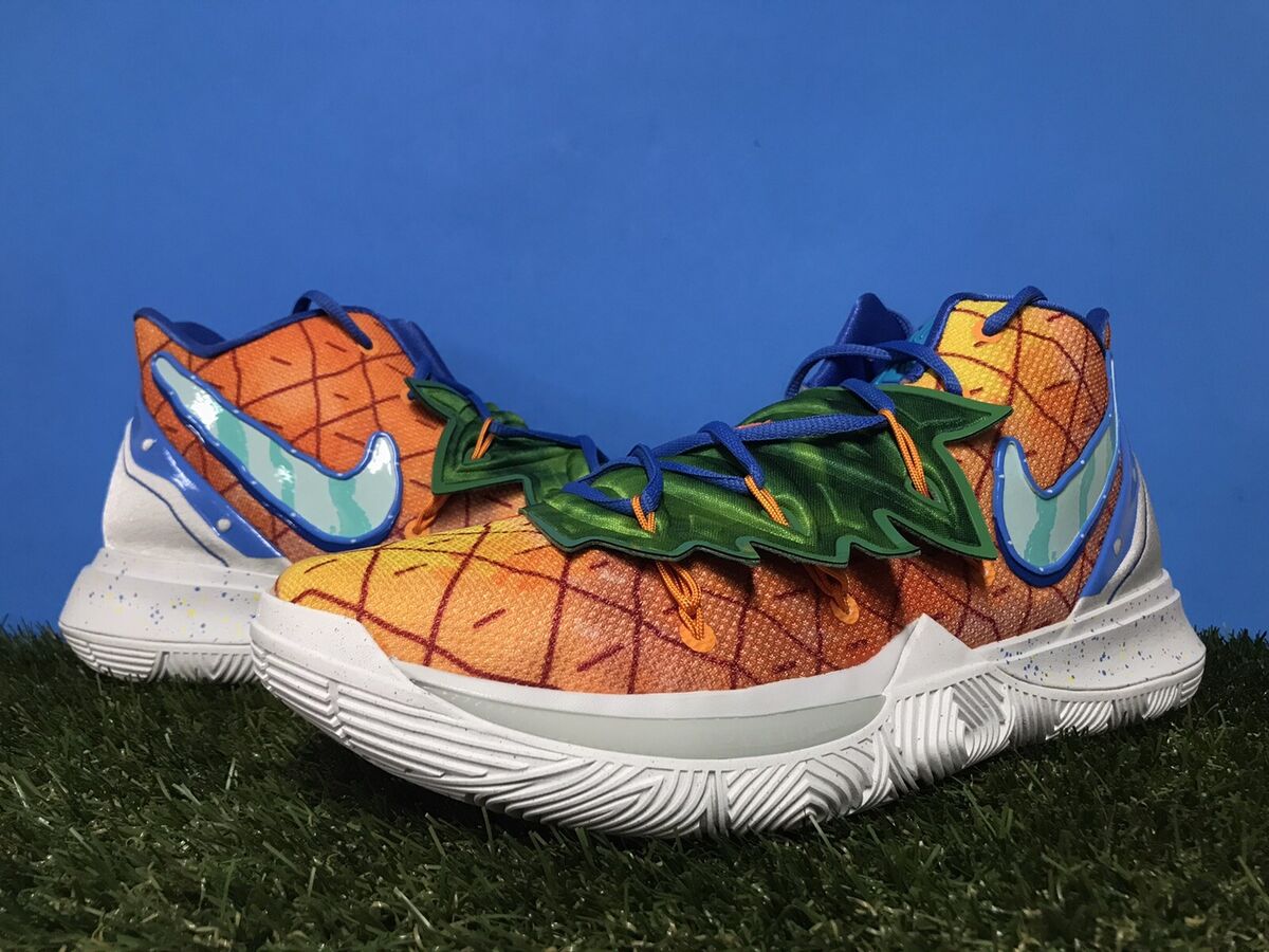 Nike Kyrie 5 Spongebob Pineapple House Sz 8 CJ6951-800 SB SP