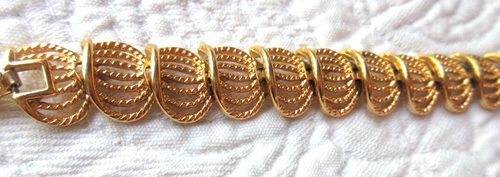 BRACCIALE NAPIER FIRMATO TONO ORO DESIGN UNICO BREVETTATO NUOVO SENZA VEDI FOTO - Foto 4 di 8