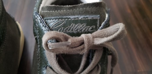 Cadillac Mens Basketball Shoes Green 91680316E Leather High Top Sz US 10 UK 9 - Picture 3 of 15