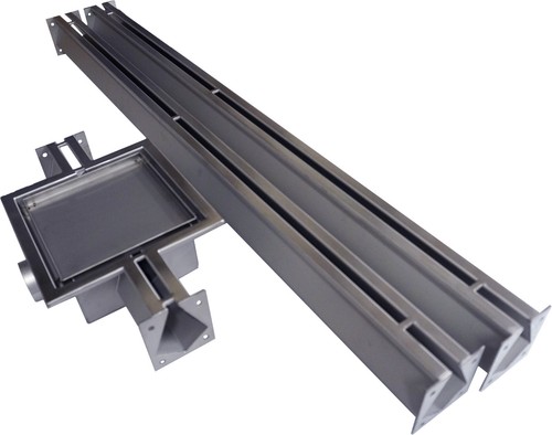 Industrie Edelstahl Schlitzrinne – Linienentwässerung für zB Garage NORDIC TEC - Bild 7 von 10
