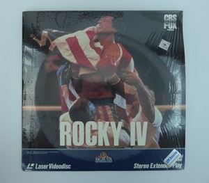 Sylvester-Stallone-Rocky-IV-Laser-Video-Disc-CBS-FOX-Stereo-Color-91-Min-4735-80
