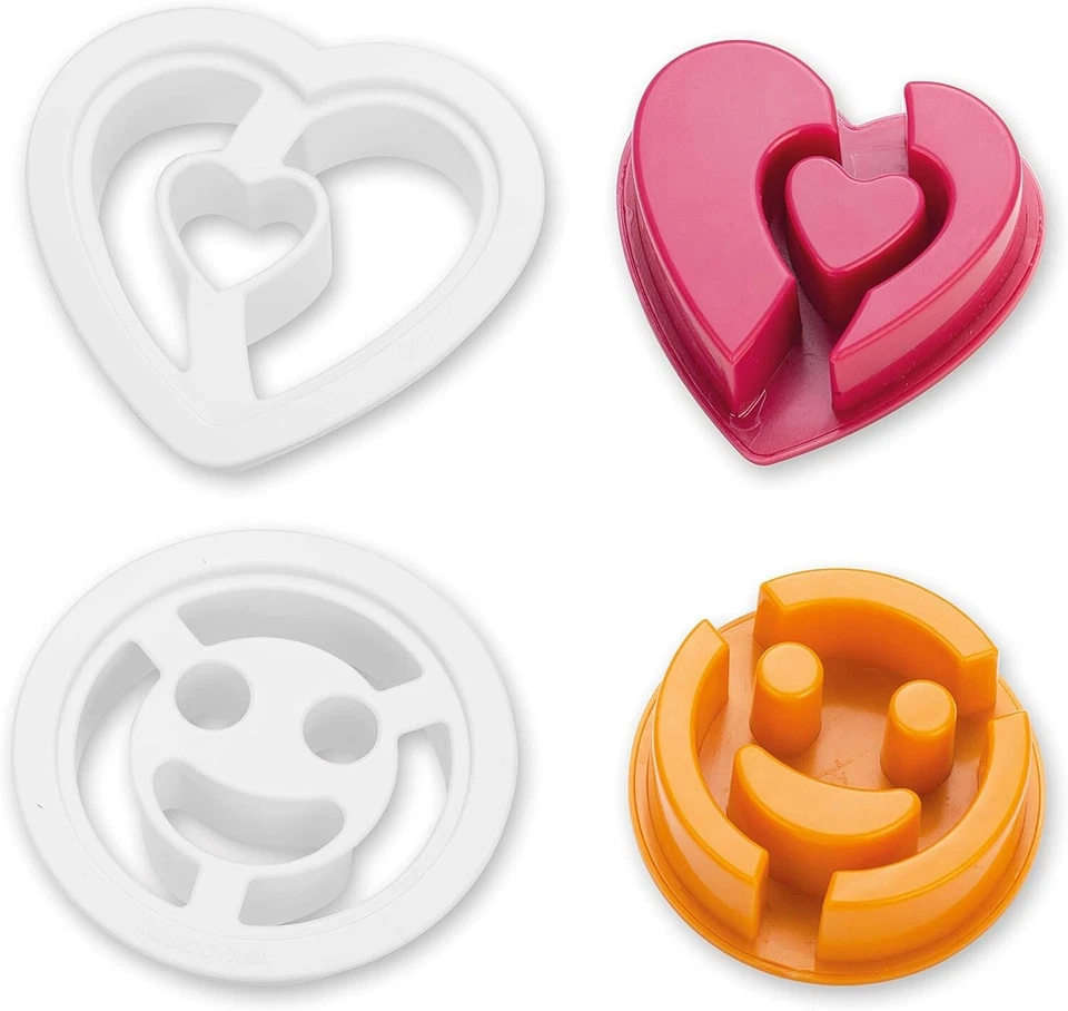 Tescoma 630936 Tagliapasta multiuso Cuore e Smile Delicia, biscotti toast Rotex - Immagine 3 di 4