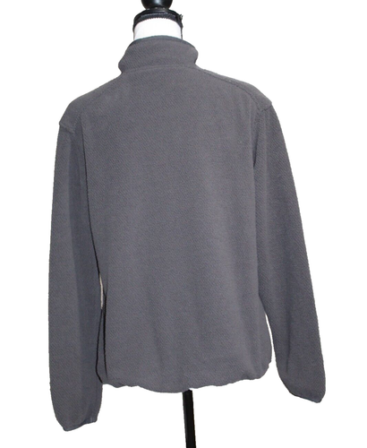 Dri Duck Sweater Women S Gray Quarter Button Pullover Knit Outdoor 1/2 Snap - Picture 2 of 5