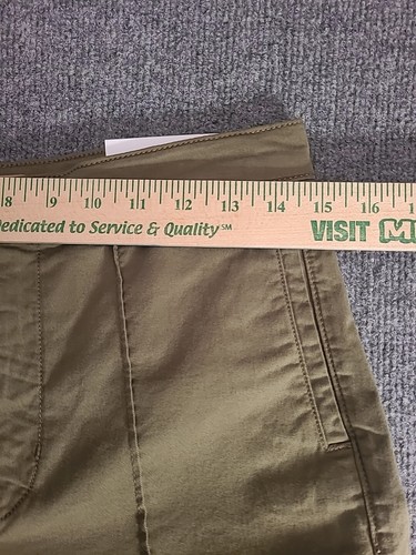 Joes Jeans The Madison Womens 28 Burnt Olive High Rise Wide Leg Ankle Trouser - Picture 8 of 17