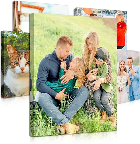 PERSONALISED CANVAS YOUR PHOTO ON CANVAS 30MM DEEP FRAMED - VARIOUS SIZES - Picture 2 of 10