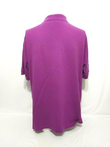Lacoste Polo Purple Short Sleeve Mens Shirt Size 8 2XL - Picture 2 of 3