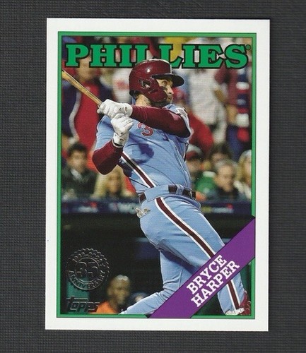2023 Topps Update Bryce Harper 1988 Topps #88US-38 Philadelphia Phillies