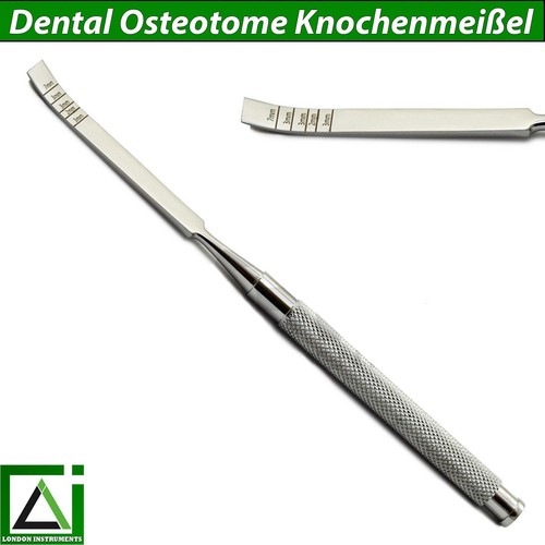 4er-Set Osteotome Knochenmeißel Chirurgie Chirurgische Implantat Instrumente Neu - Picture 4 of 7