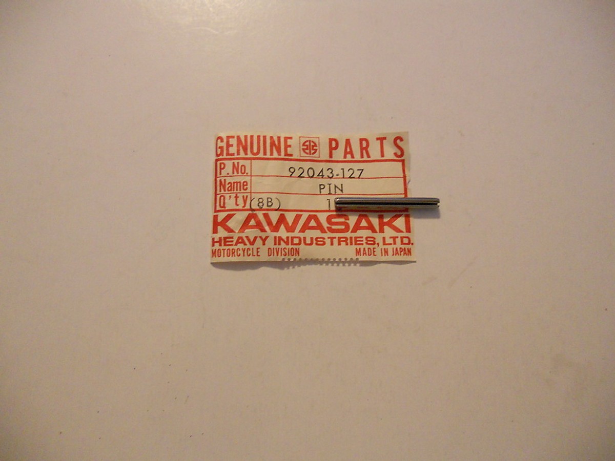 NOS Kawasaki Hinge Cap Pin KZ900 KZ1000 KZ750 92043-127 | eBay