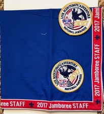 2017 National Boy Scout Jamboree Official Staff Patch and Neckerchief Set New