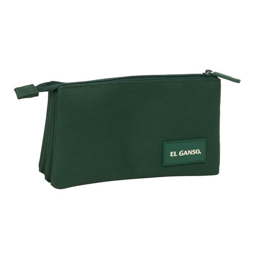 Portatodo Triple El Ganso Green Verde 22 x 12 x 3 cm - Imagen 3 de 3