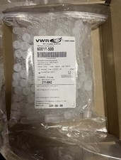 VWR 60818-500 12x75mm Culture Tubes w/ Closure Caps 5ml 125 Tubes-Clear/Natural