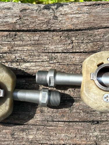 vintage Speedplay Magnum Mountain Clipless Pedals w/ Cleats Pre Frog Stainless - Picture 8 of 11