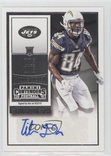 2015 Panini Contenders Rookie Ticket Titus Davis (Team Logo) #155 Rookie Auto RC