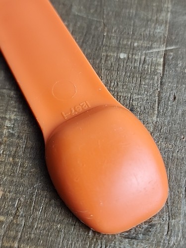 Tupperware 1/4 TSP cuchara medidora naranja de colección cucharadita de repuesto cocina - Imagen 5 de 9