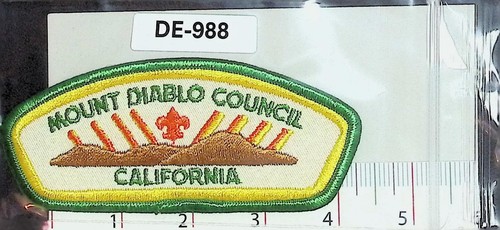 Mount Diablo Council Pfadfinderrat Patch CSP California BSA - Bild 3 von 3