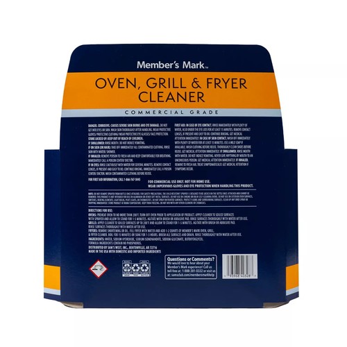 Member's Mark Commercial Oven, Grill and Fryer Cleaner, 32 Ounce (Pack of 3) - Picture 4 of 5