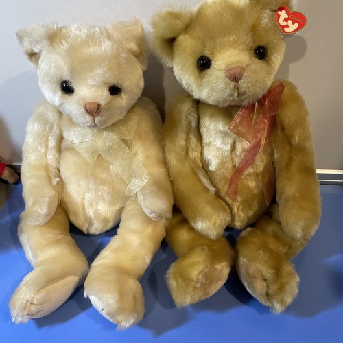 TY Yesterbears, lot of 2, (golden one w/ty tag). see pics, a170 Lot#1 - Picture 3 of 20