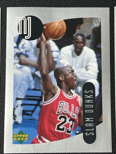 Lotto 6 mini adesivi Upper Deck basket Michael Jordan Chicago Bulls HOF - Foto 3 di 8
