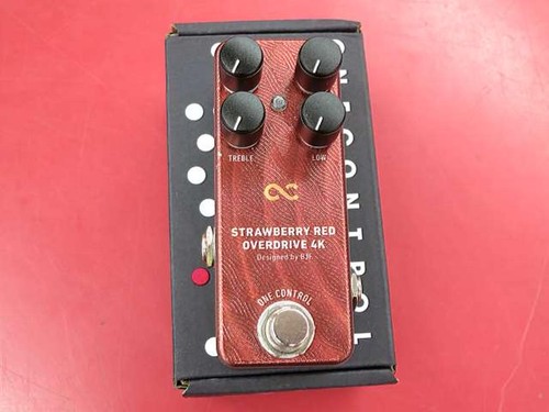 One Control Strawberry Red Overdrive 4K Distortion Effector - Picture 2 of 7