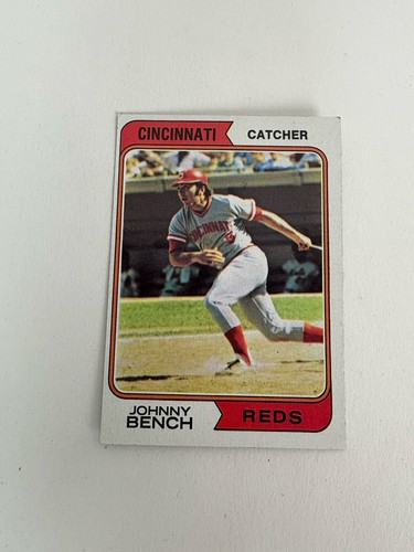 1974 Topps Baseball Johnny Bench Karte - Karte Nr. 10 - Bild 1 von 3
