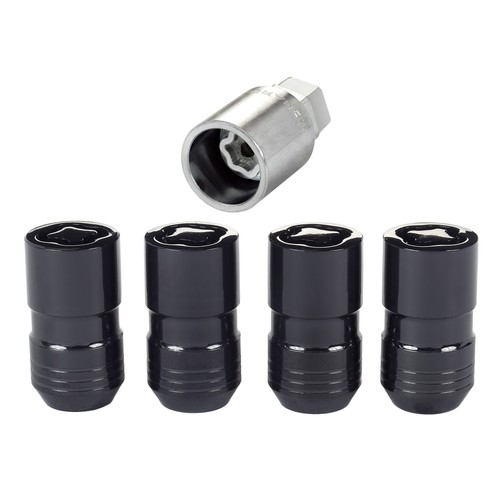 McGard Locking Lug Nuts 14x1.5 Black Chrome Dual Hex 21mm & 22mm 24216 - Picture 2 of 2