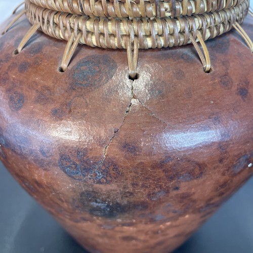 VTG INDONESIAN SASAK LOMBOK POTTERY HAND MADE CLAY Leather TERRACOTTA  8" Turtle - Picture 5 of 17