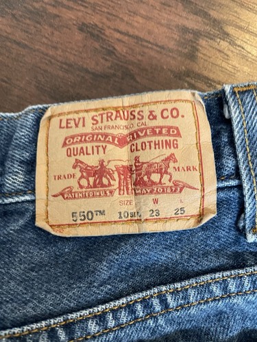 Vintage Levis Jeans, Size 10 Slim Boys 550 Tag Relaxed Fit 90’s W23 Grunge Y2K - Picture 4 of 8