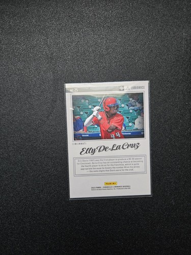 🔥🔥2023 Panini Chronicles - Luminance Elly De La Cruz #25 (RC)🔥🔥 - Picture 2 of 2