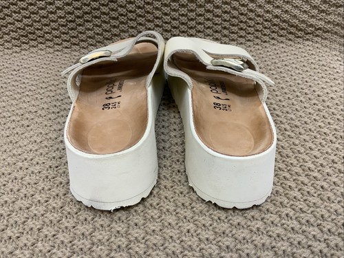 Damen Papillio by Birkenstock Arizona Flex Plateau Vegan Pantolette Sandale Gr. 7 - Bild 2 von 9