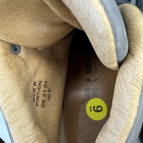 Birkenstock Jackson Botas Cuero Nubuck Gris Senderismo 40 260 Para Mujer 9 Para Hombre 7 - Imagen 8 de 9