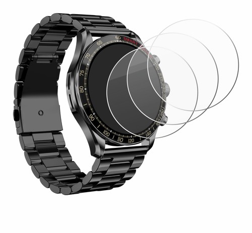3x Savvies Schutzglas für Maoo Titan Smartwatch 1.43" Echt Glas Panzer Display - Zdjęcie 2 z 7