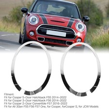 _1 Pair Headlight Trim Ring 51137300631 Head Lights Bezel For F55 F56 F57