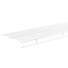 Wire Shelf ClosetMaid 6ft x 12in Ventilated with Rod Vinyl Coated Closet Storage