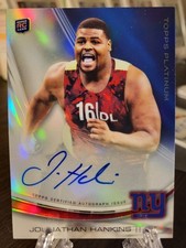 2013 Topps Platinum Auto Rookie Refractors Johnathan Hankins Auto RC #A-JHA