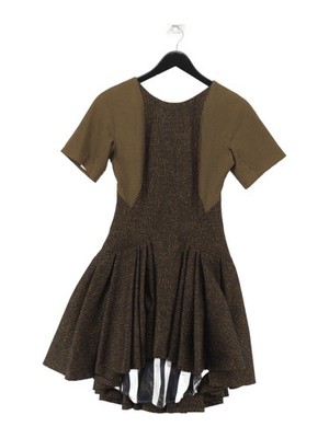 kenzo midi dress Kimono Midi Dress in Dark Khaki SVRN