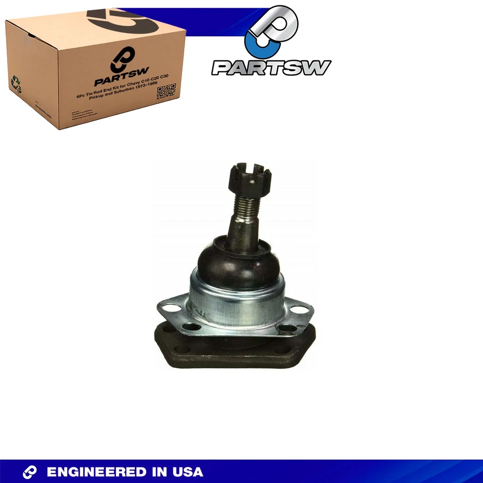 Kit de rótulas superiores inferiores de barras de amarre delanteras interiores exteriores para Chevrolet S10 8 piezas PartsW Foto 3 de 4