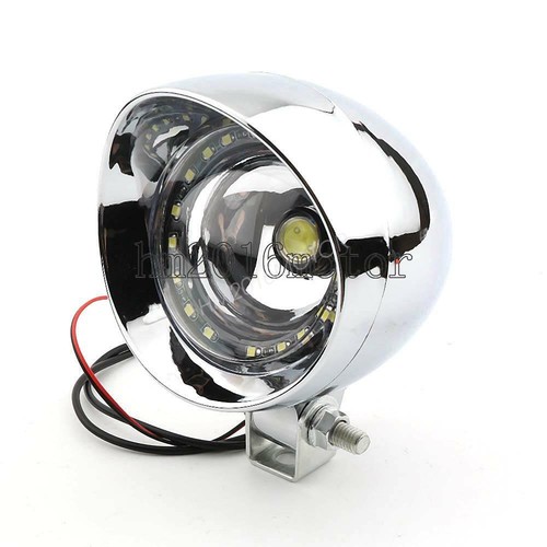 Motorcycle Fog Passing Light Bulb LED Angel Eye For Honda Yamaha Suzuki Kawasaki - Picture 2 of 9