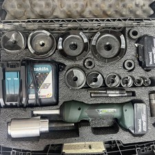 GREENLEE LS100X INTELLI-PUNCH 11 TON CORDLESS HYDRAULIC K/O  PUNCH SET FREE SHIP