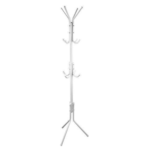 Coat Rack Hat Stand Tree Clothes Hanger Umbrella Holder Metal Organizer 12 Hooks - Picture 6 of 8