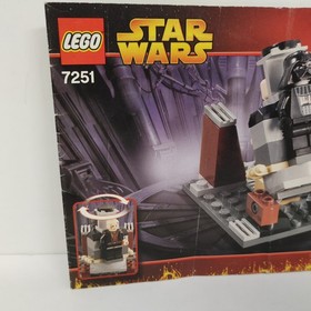 Lego 7251 Darth Vader Transformation Instruction Manual Only Star Wars