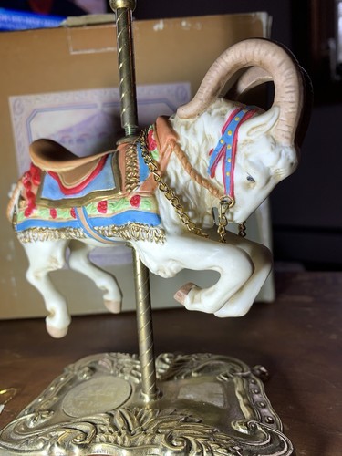 American Carousel Goat By Tobin Fraley 5th Edition in box authentication card - Picture 14 of 17