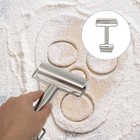 Double-Heads Stainless Steel Rolling Pin For Baking Dough Crust Pastry