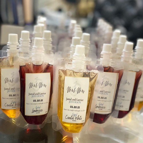 50 PIEZAS 100 ml bolsa de soporte de humedad a prueba de fugas embalaje de bebidas 2566 - Imagen 7 de 10