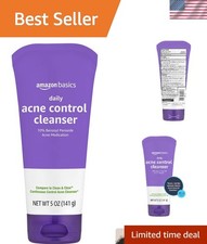 Daily Control Acne Cleanser - 10 Benzoyl Peroxide for Stubborn Breakouts, 5 oz